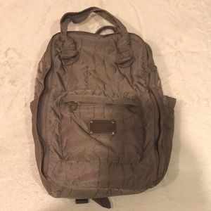 Marc Jacobs Nylon Knot Quilted Backpack - Grey LG
